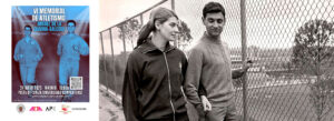 Homenaje a Loly García y Javier Álvarez Salgado en la pista de ceniza